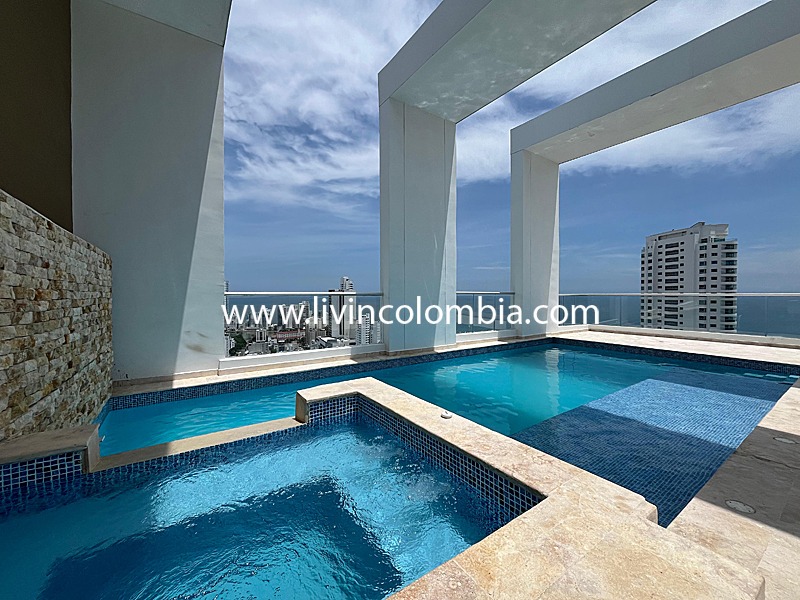 Bocagrande Loft - Con vista al mar y a la bahía de Cartagena 702MGL