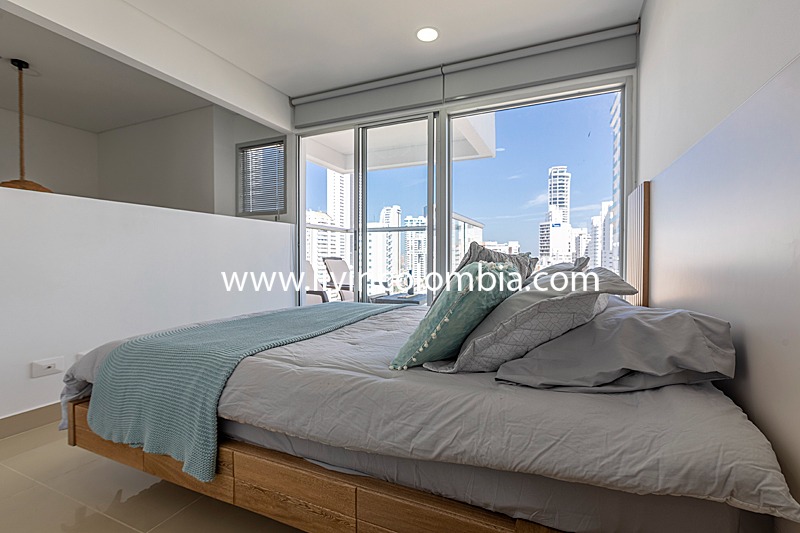 Bocagrande Loft - Con vista al mar y a la bahía de Cartagena 702MGL