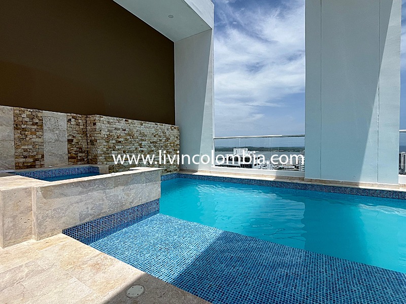Bocagrande Loft - Con vista al mar y a la bahía de Cartagena 702MGL