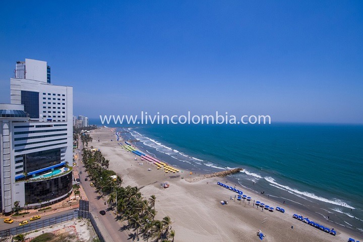 Bocagrande Pelican Beach - Apartamento con vista al mar 1602MAD