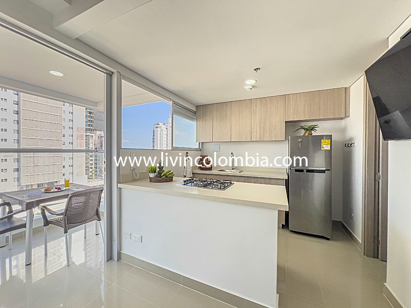 Bocagrande Loft - Con vista al mar y a la bahía de Cartagena 702MGL