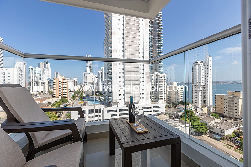Bocagrande Loft - Con vista al mar y a la bahía de Cartagena 702MGL